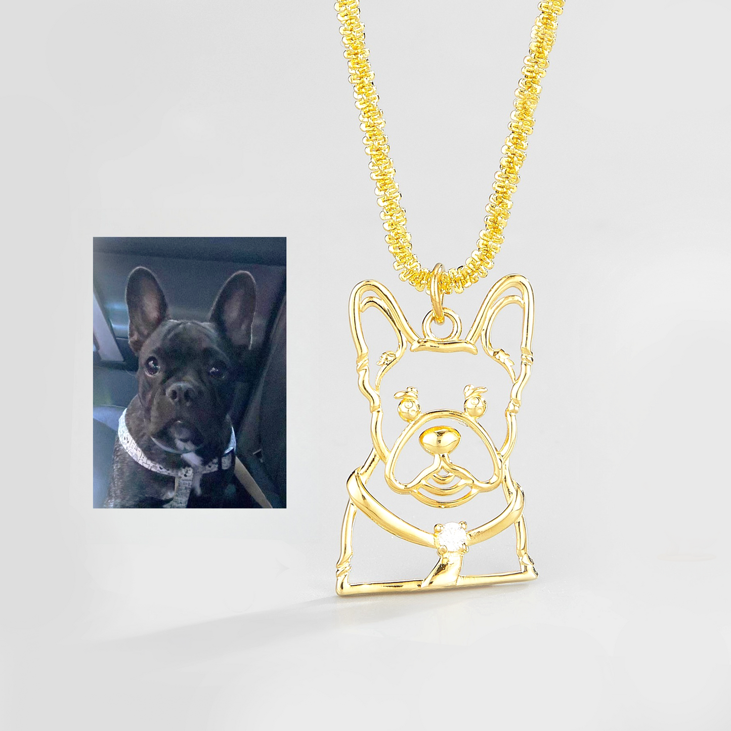 Personalized pet necklace - troveclaw