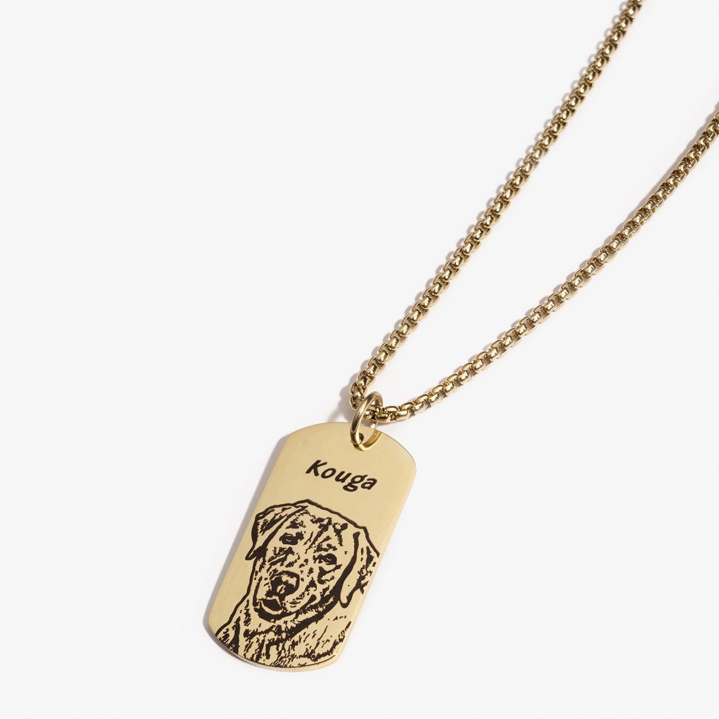 Pet Face Tag Necklace - troveclaw