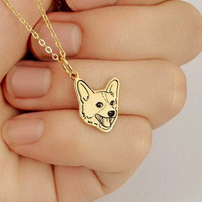Personalized Pet Portraits Necklace