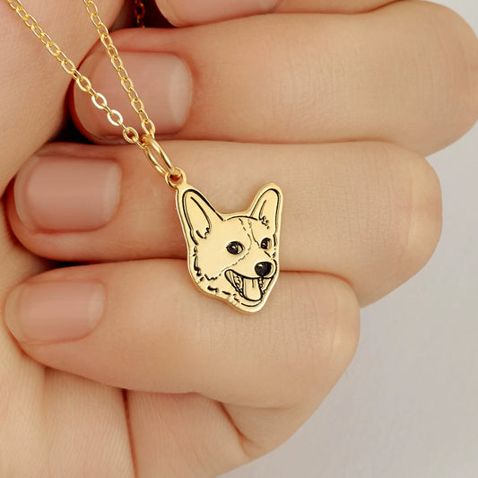 Personalized Pet Portraits Necklace