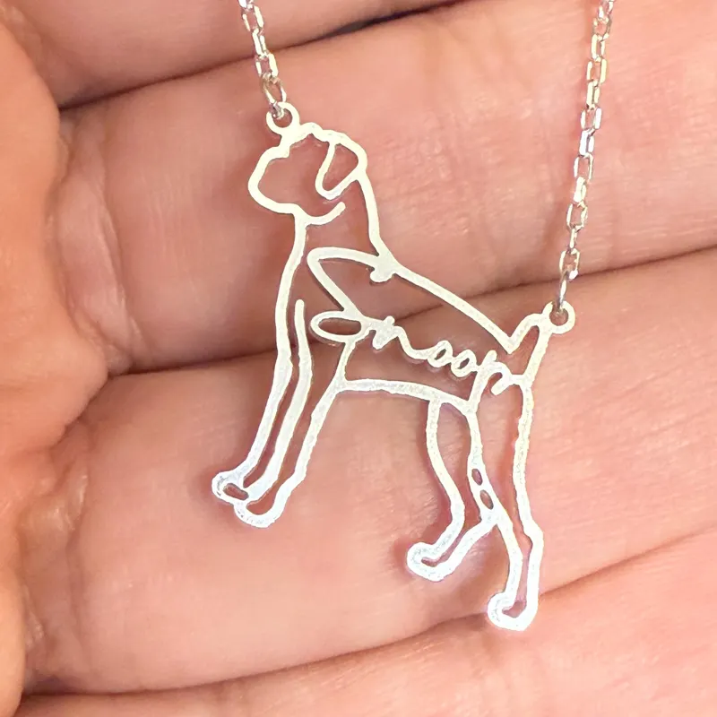 Personalized pet necklace - troveclaw