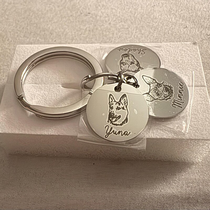 Pet Face Keychain - troveclaw