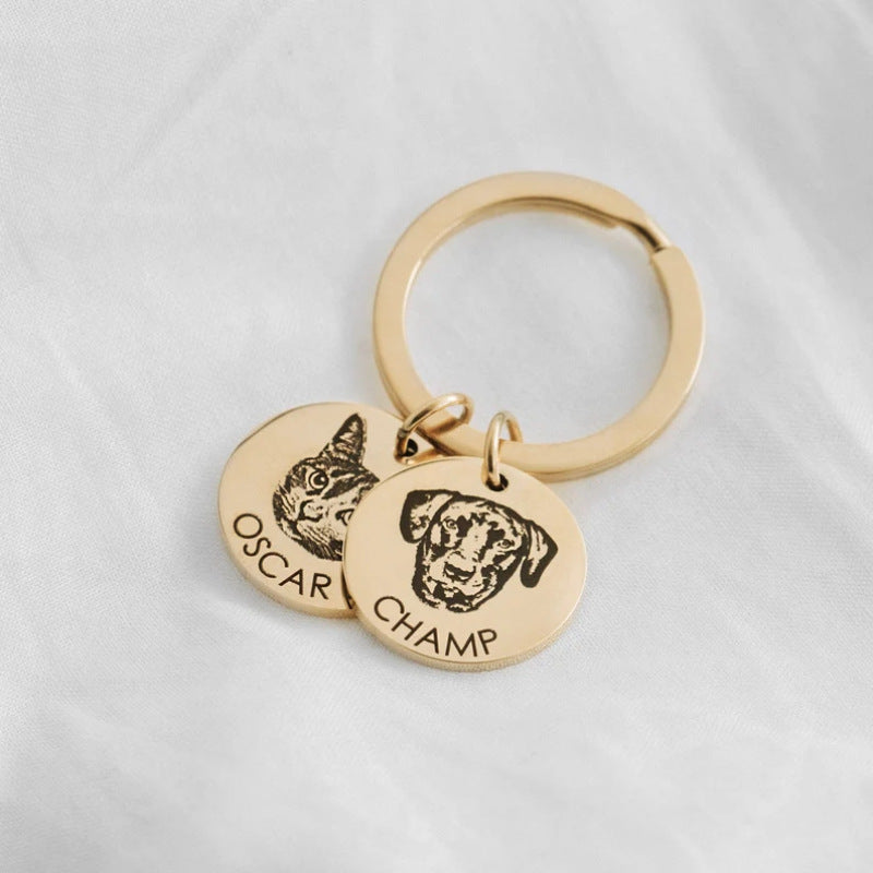 Pet Face Keychain - troveclaw