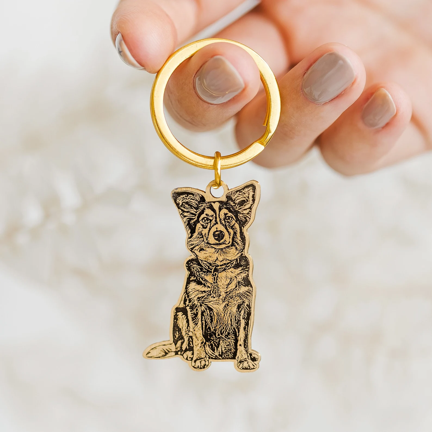 Pet Cutout Keychain - troveclaw