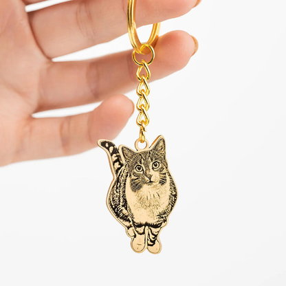 Pet Cutout Keychain - troveclaw