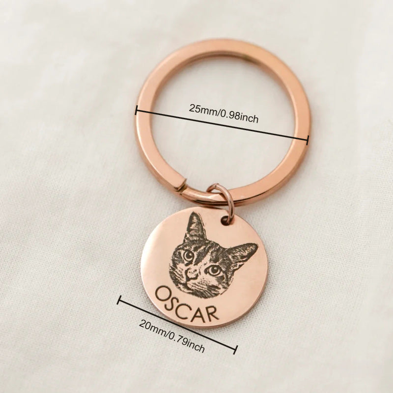 Pet Face Keychain - troveclaw