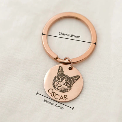 Pet Face Keychain - troveclaw
