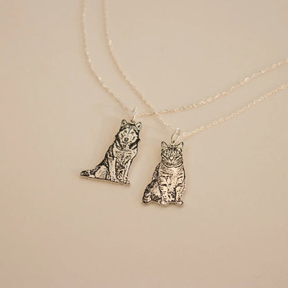 Pet Cutout Necklace - troveclaw