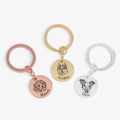Pet Face Keychain - troveclaw