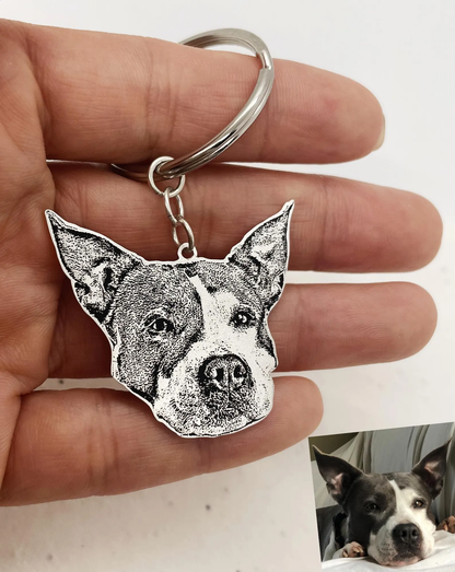 Pet Cutout Keychain - troveclaw