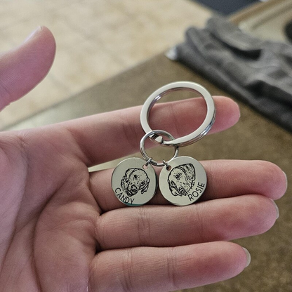 Pet Face Keychain - troveclaw