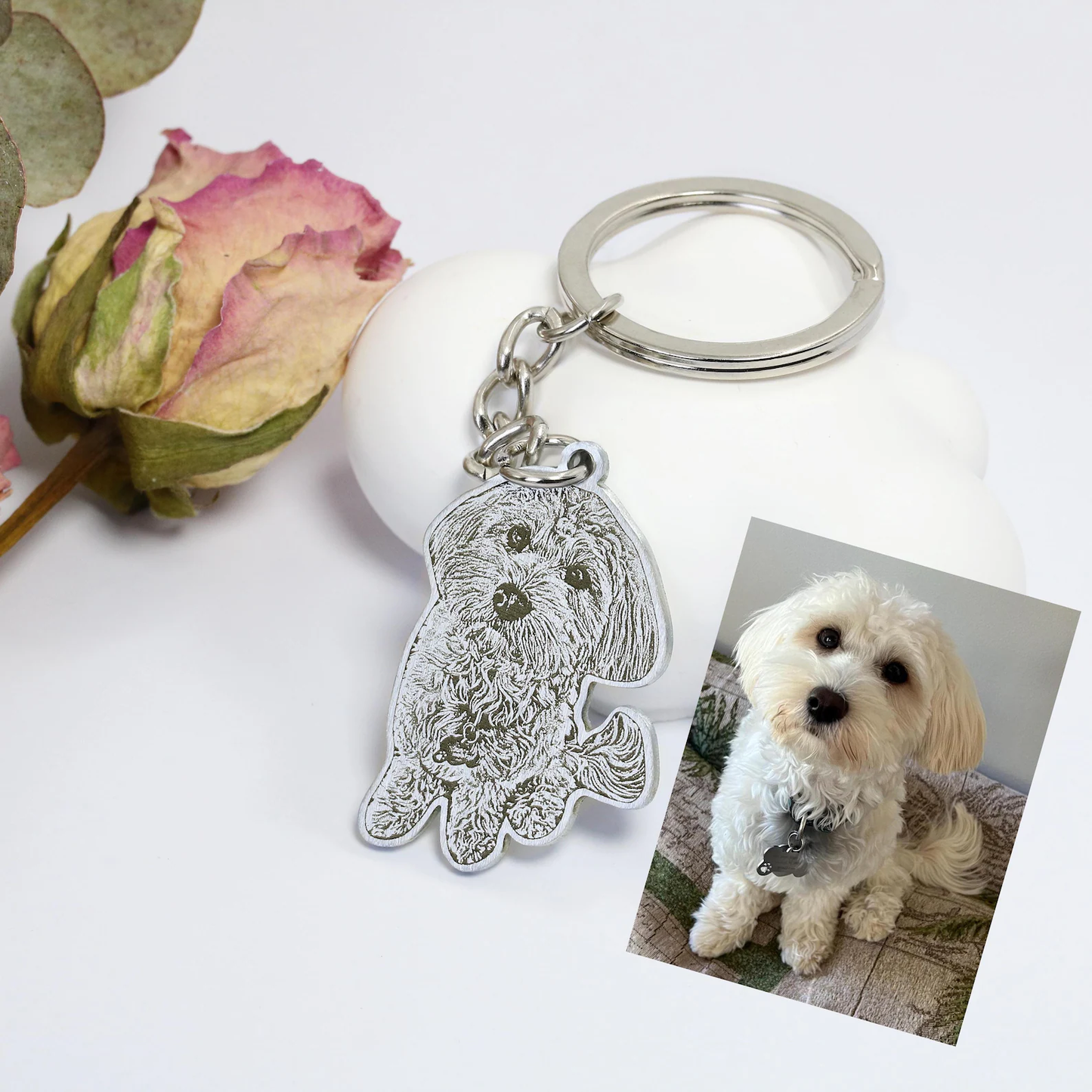 Pet Cutout Keychain - troveclaw