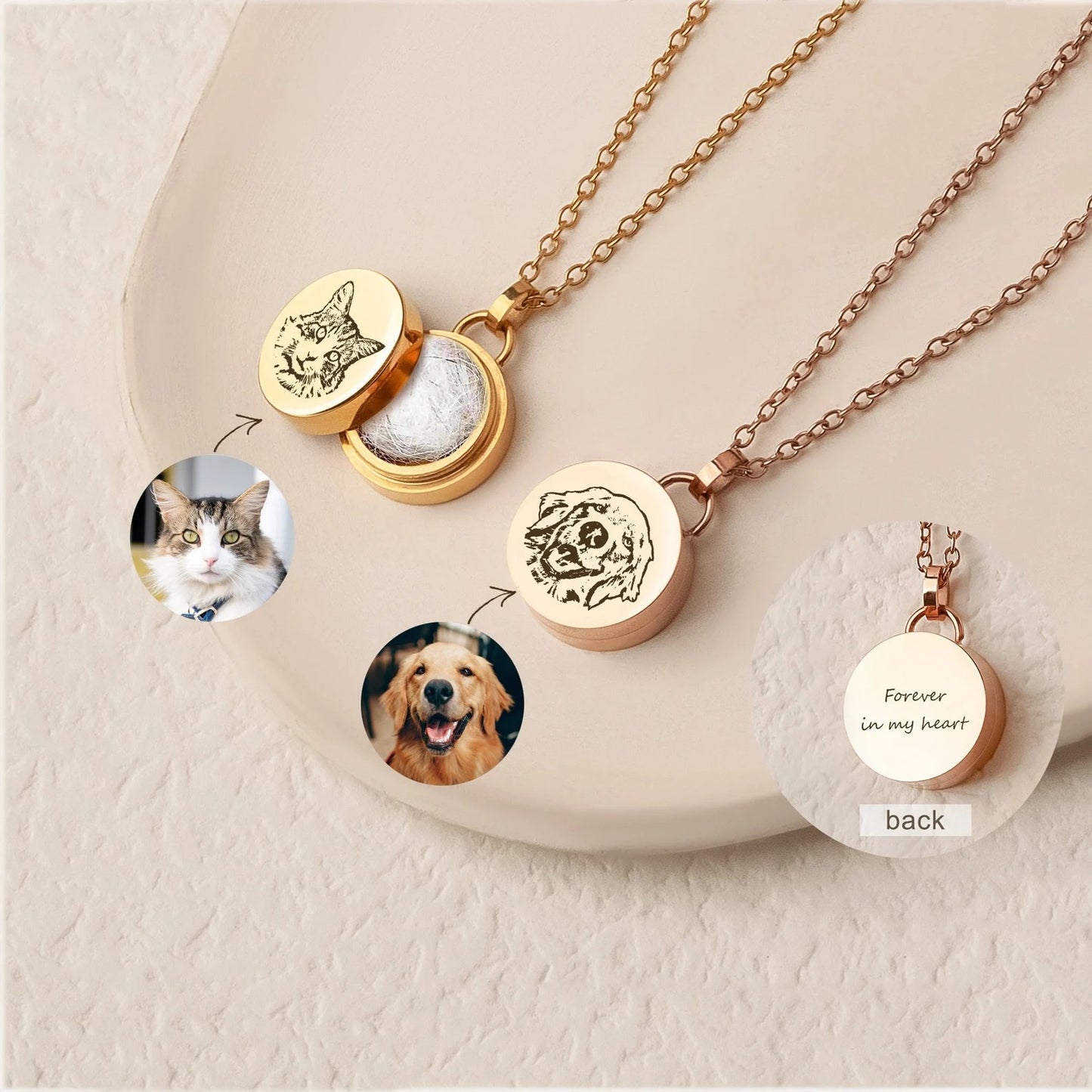 Personalized Pet Urn Necklace